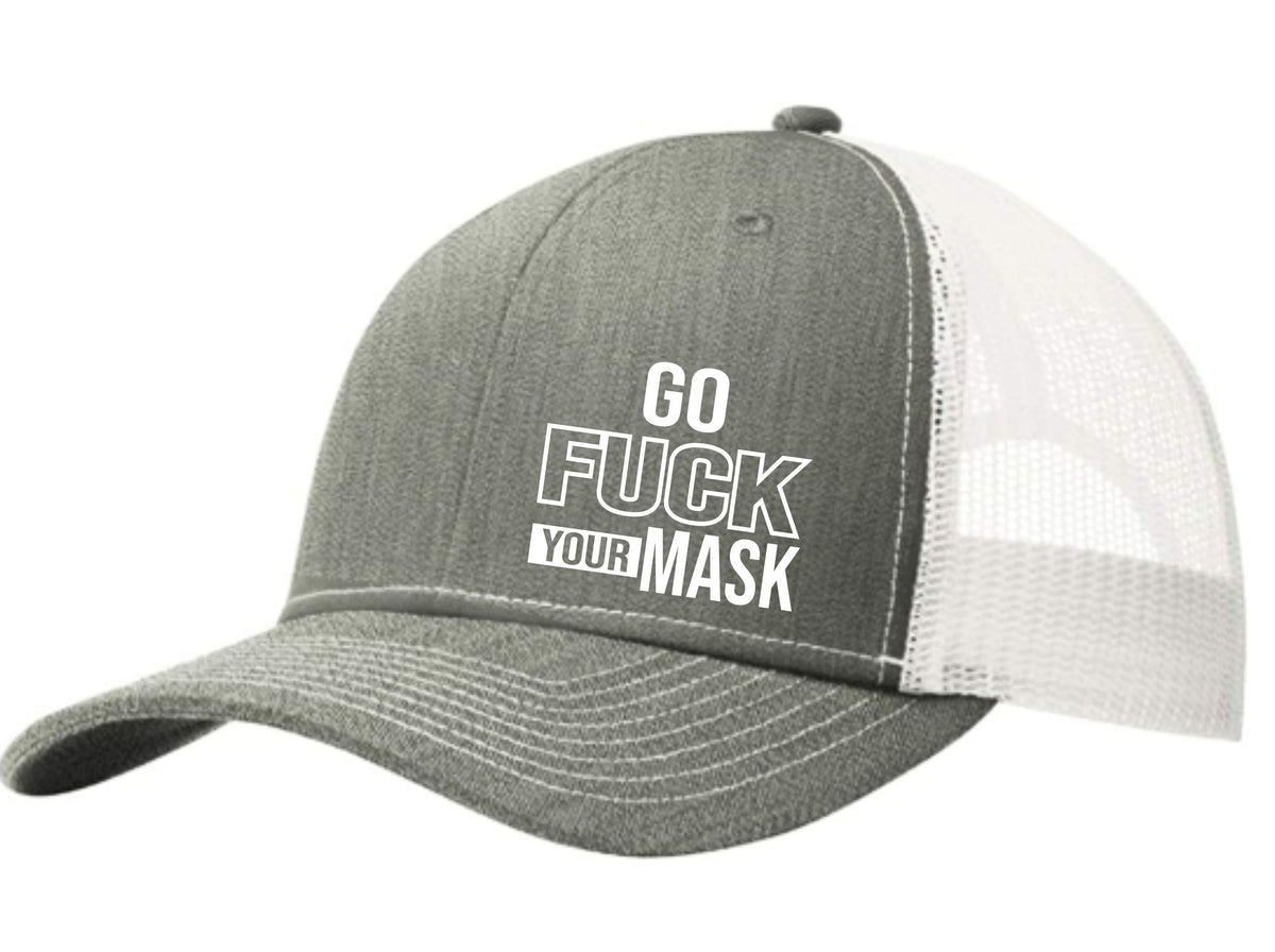 Go Fuck Your Mask 6 Panel Mesh Back Hat Free Shipping
