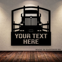 International 9900 - Fence -  Your Text Here -  Metal Sign - Free Shipping