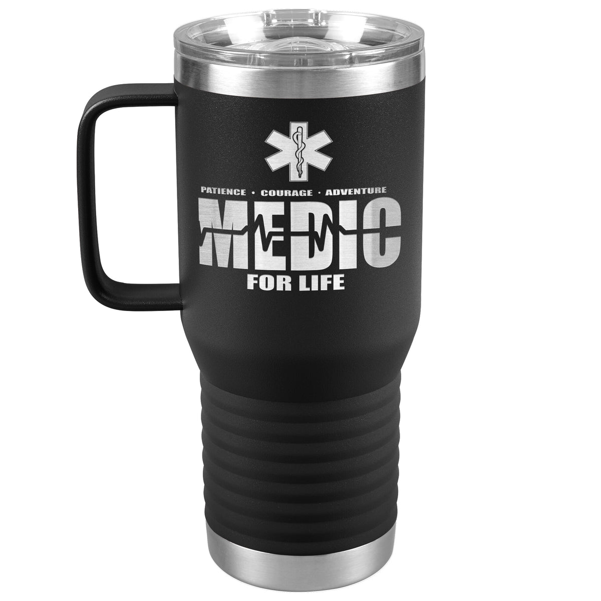 Medic for Life - 20oz Handle Tumbler - Free Shipping