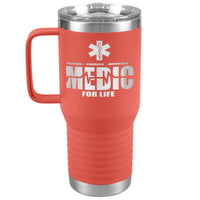 Medic for Life - 20oz Handle Tumbler - Free Shipping