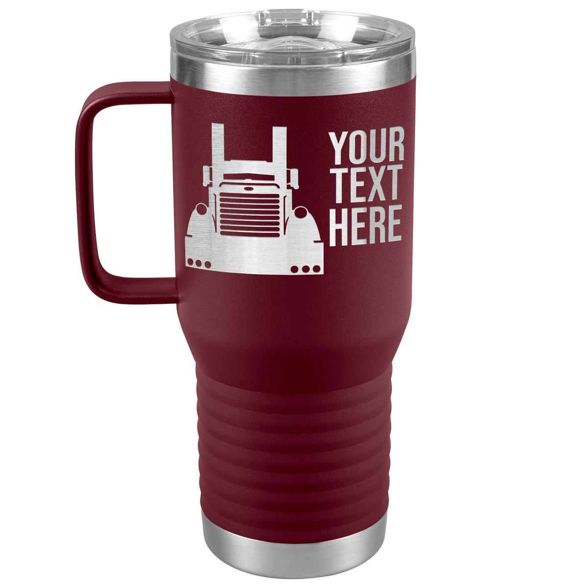 Pete Your Text Here 20oz Handle Tumbler Free Shipping