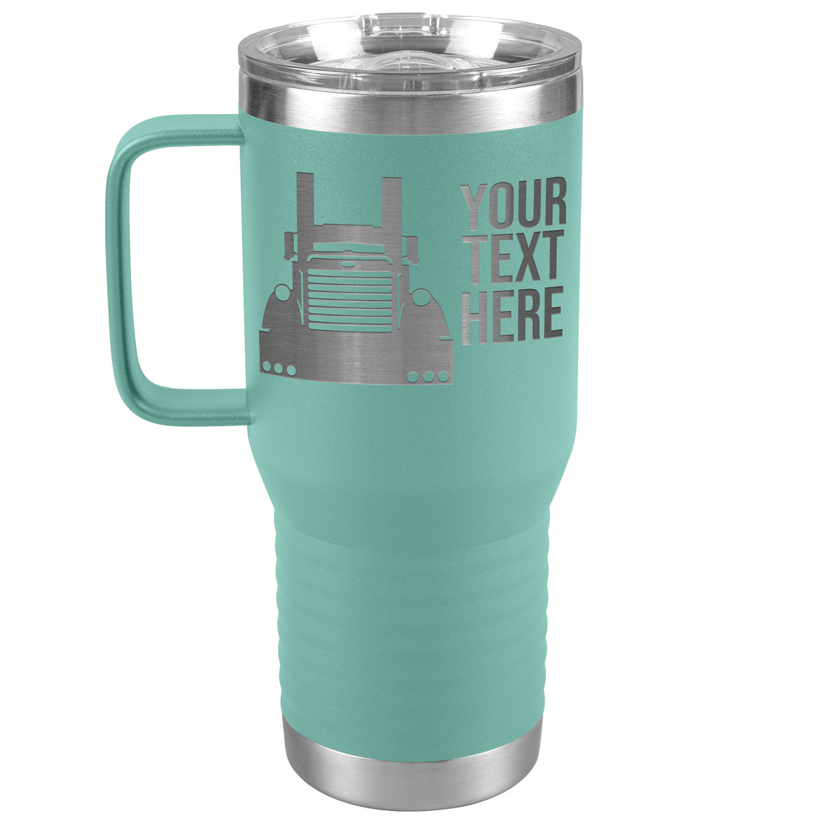Pete Your Text Here 20oz Handle Tumbler