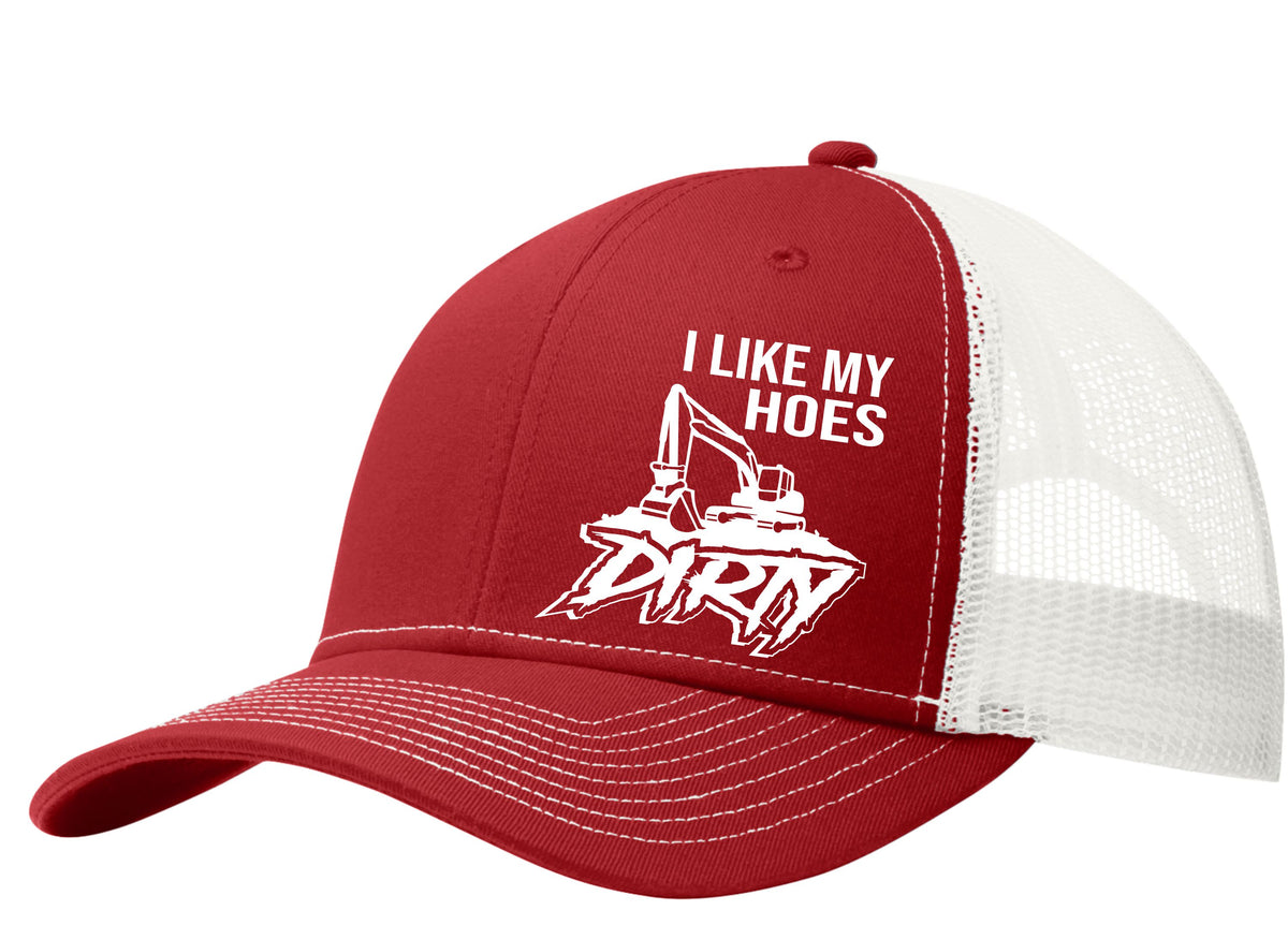 I Like My Hoes Dirty Trucker Hat (Free Shipping)