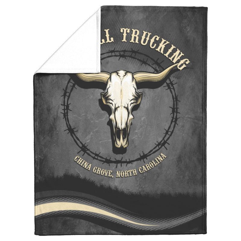 Russell Trucking Fleece Blanket