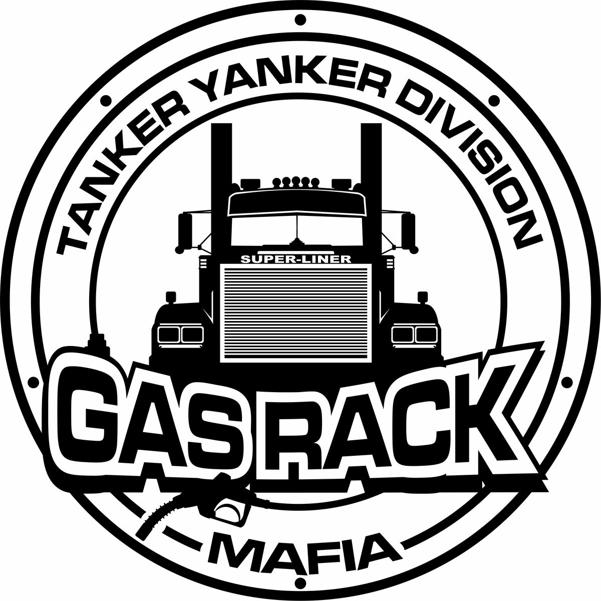 Gas Rack Mafia Super-Liner Vinyl Decal Free Shipping