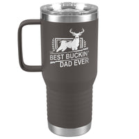 The Best Buckin' Dad Ever - 20oz Handle Tumbler - Free Shipping