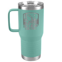 The Best Hole Diggin' Dad Ever - Excavator - 20oz Handle Tumbler - Free Shipping