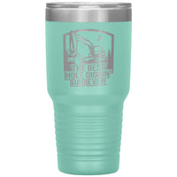 The Best Hole Diggin' Dad Ever - Excavator - 30oz Tumbler - Free Shipping