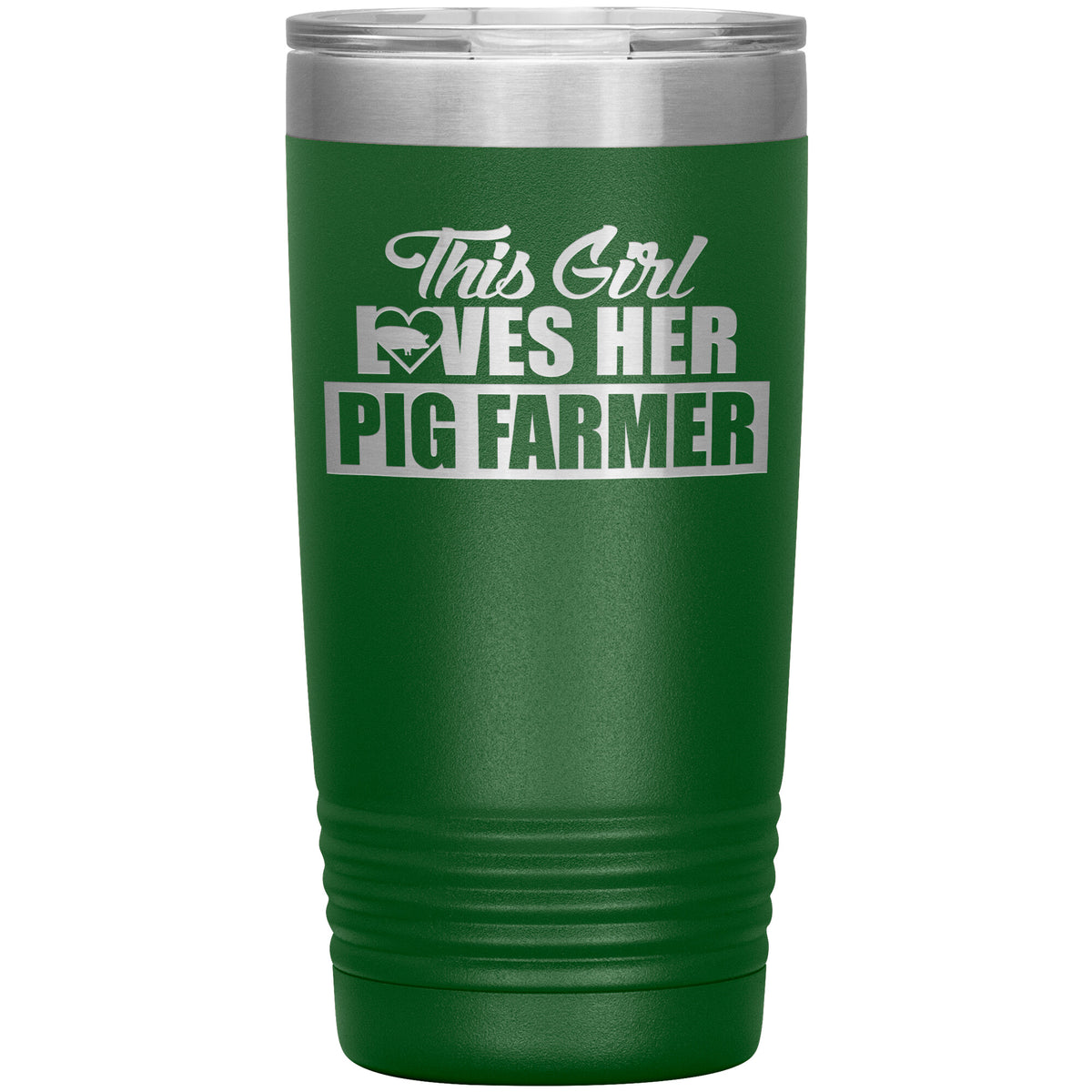 This Girl Loves Her - Pig Farmer - 20oz Tumbler