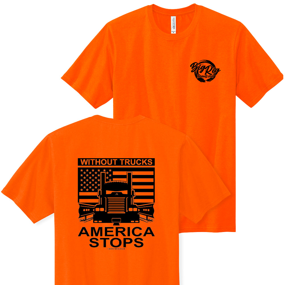 Without Trucks America Stops (Kenworth) Apparel