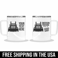 Western Star Your Text Here 10oz Insulated Coffee Mug Free Shipping