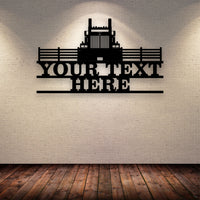Western Star Your Text Here Metal Wall Art Free Shipping