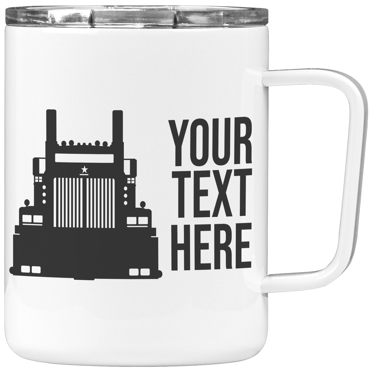 Western Star Your Text Here 10oz Insulated Coffee Mug Free Shipping