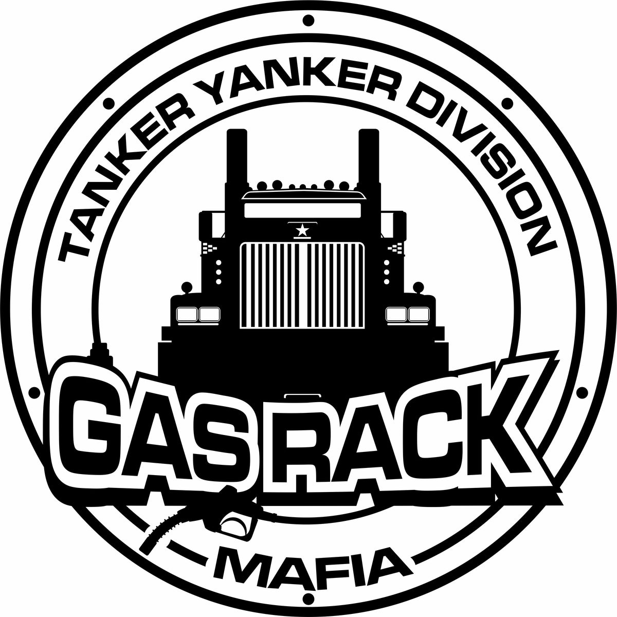 Gas Rack Mafia Star Car Vinyl Decal Free Shipping