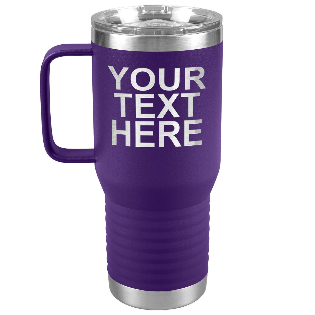 Your Text Here 20oz Handle Tumbler - Free Shipping