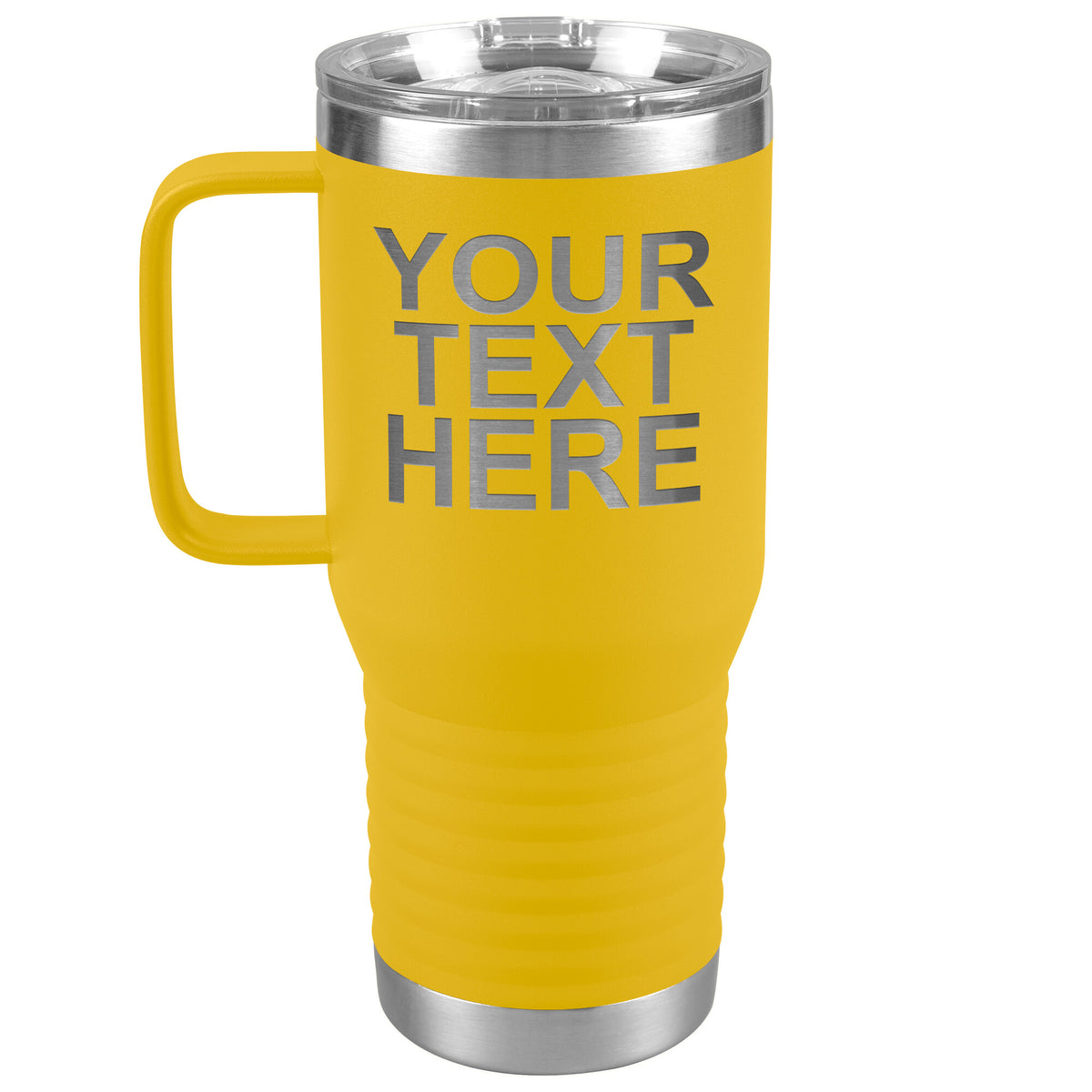 Your Text Here 20oz Handle Tumbler - Free Shipping