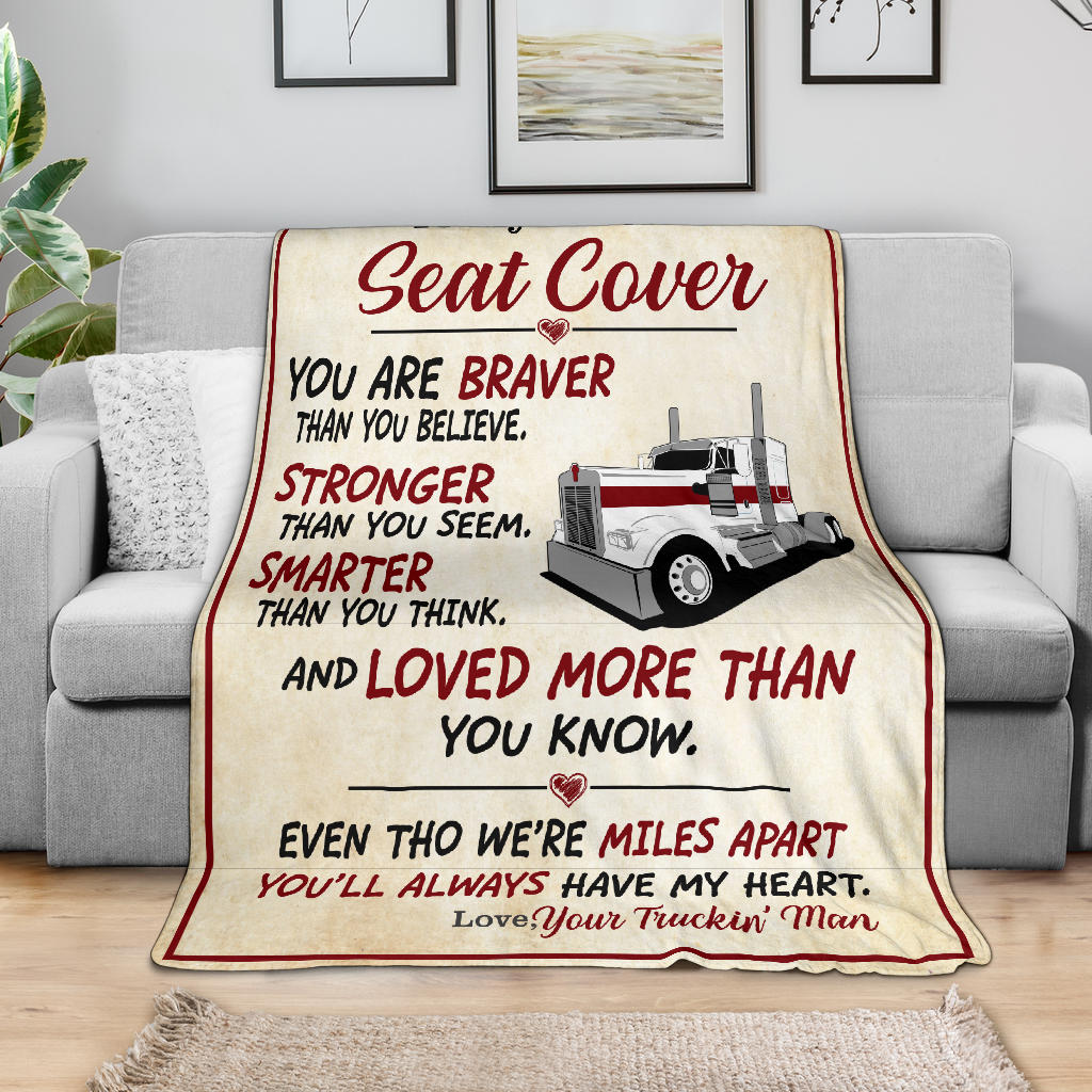 To My Favorite Seat Cover - Blanket - Kenworth - Free Shipping