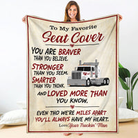 To My Favorite Seat Cover - Blanket - Western Star - Free Shipping