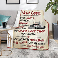 To My Favorite Seat Cover - Blanket - Western Star - Free Shipping