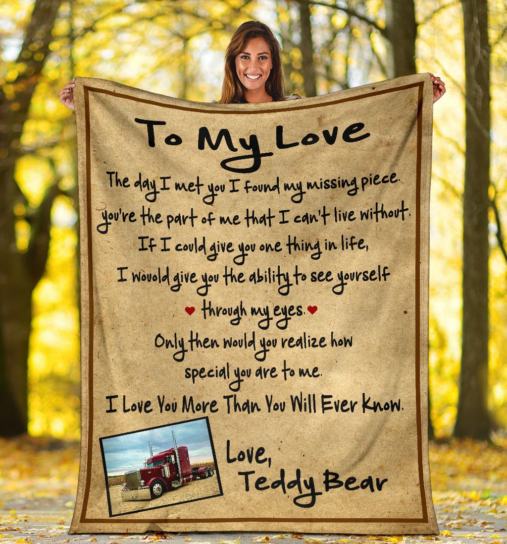 To My - The Day I Met You - Your Text & Photo - Free Shipping