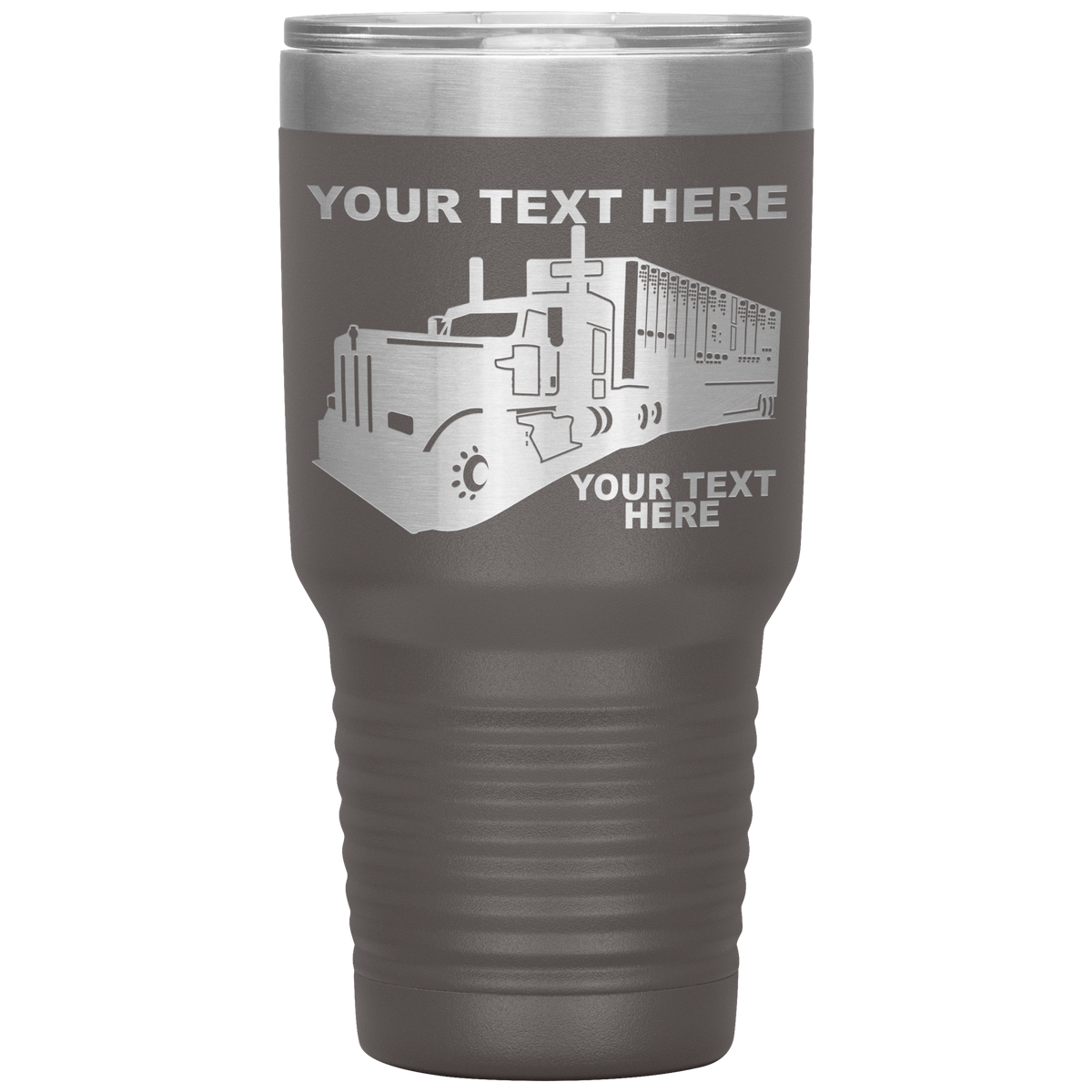 KW Bull Hauler Your Text Here 30oz Tumbler Free Shipping