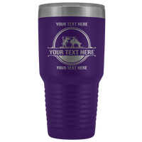 Holstein Dairy Cow Your Text Here 30oz. Tumbler Free Shipping