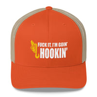Fuck It, I'm Goin' Hookin' Crane Operator Snapback Hat Free Shipping
