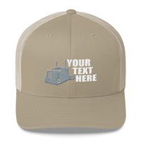 Pete Side View Your Text Here Snapback Hat Free Shipping