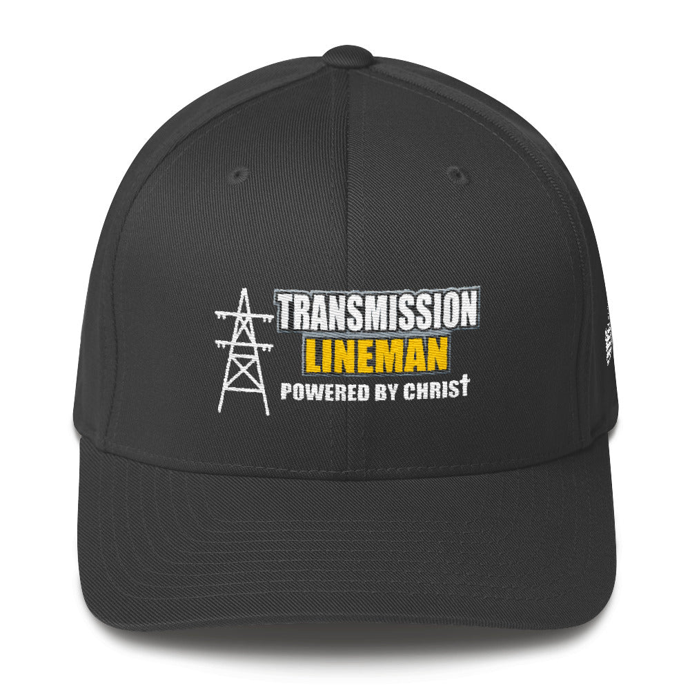 Transmission Lineman Flexfit Hat with Side Free Shipping