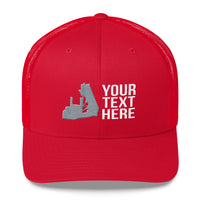 Your Text Here End Dump Snapback Hat Free Shipping