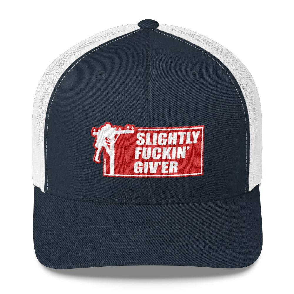 Lineman Slightly Fuckin' Giv'er Snapback Hat Free Shipping