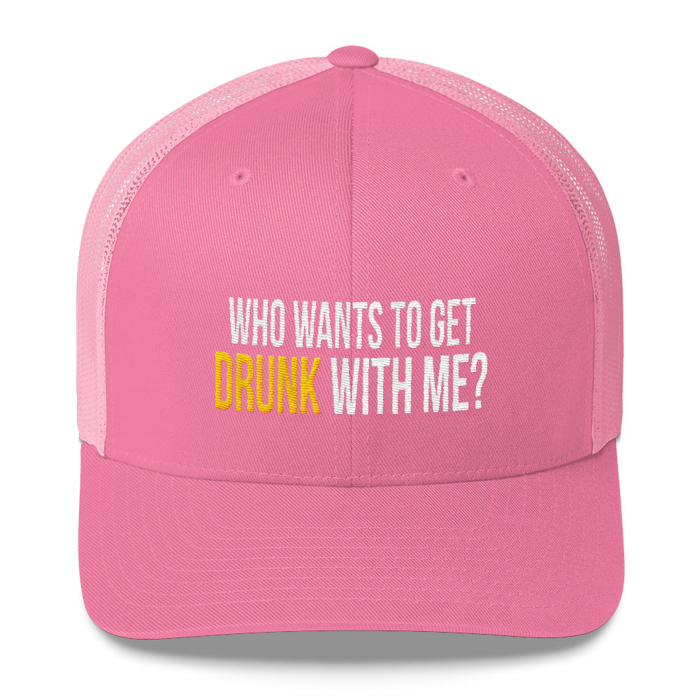 Who Wants To Get Drunk With Me Snapback Hat Free Shipping