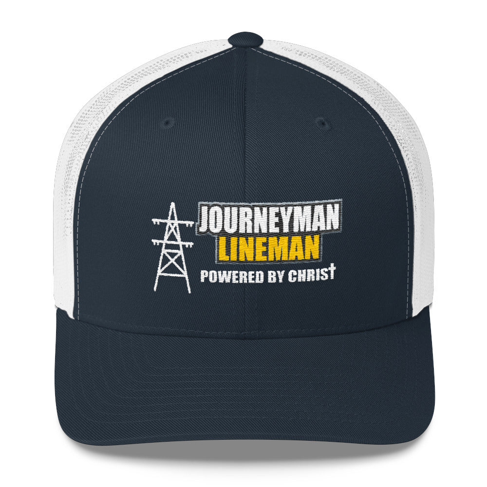Journeyman Lineman Powered by Christ Snapback Hat Free Shipping