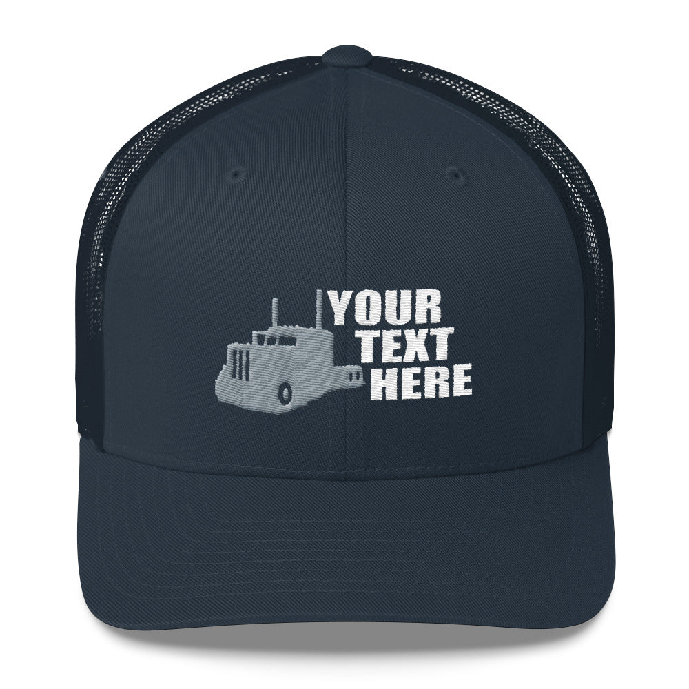 Pete Side View Your Text Here Snapback Hat Free Shipping