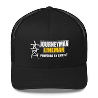 Journeyman Lineman Powered by Christ Snapback Hat Free Shipping