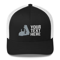 Your Text Here End Dump Snapback Hat Free Shipping
