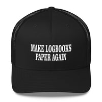 Make Logbooks Paper Again Snapback Hat Free Shipping