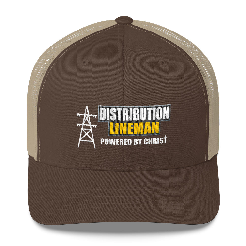 Distribution Lineman Powered by Christ Snapback Hat Free Shipping