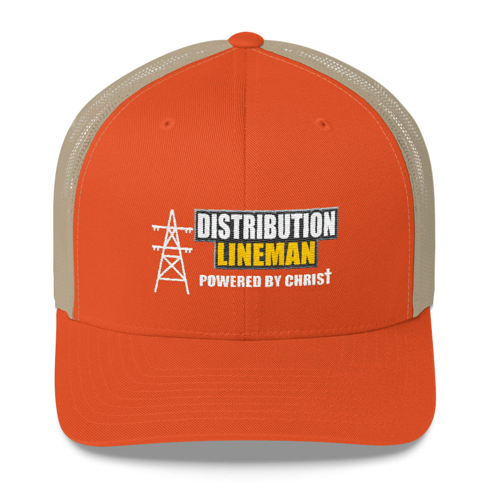 Distribution Lineman Powered by Christ Snapback Hat Free Shipping