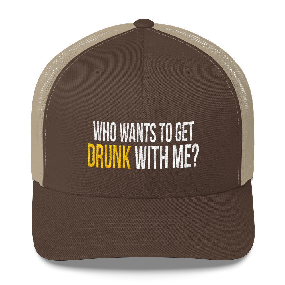 Who Wants To Get Drunk With Me Snapback Hat Free Shipping