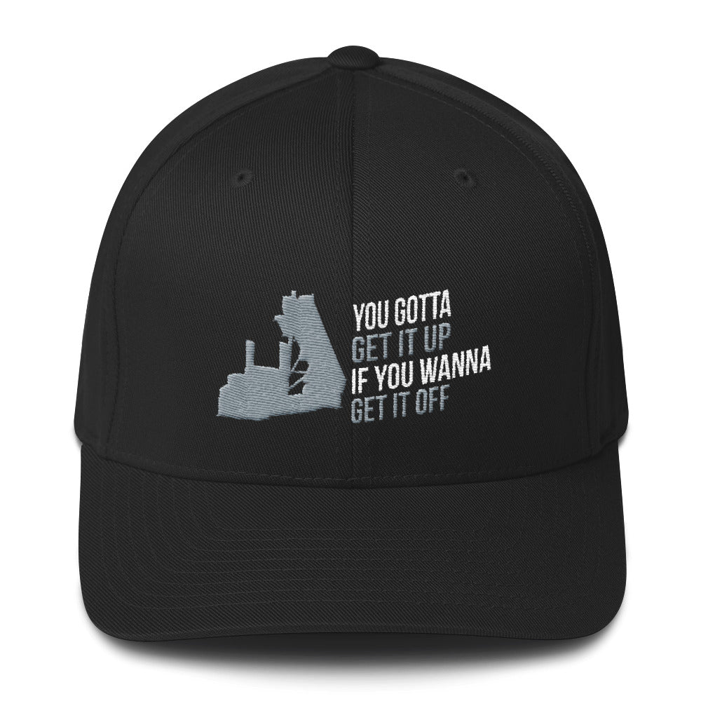 You Gotta Get It Up If You Wanna Get It Off End Dump Flexfit Hat Free Shipping