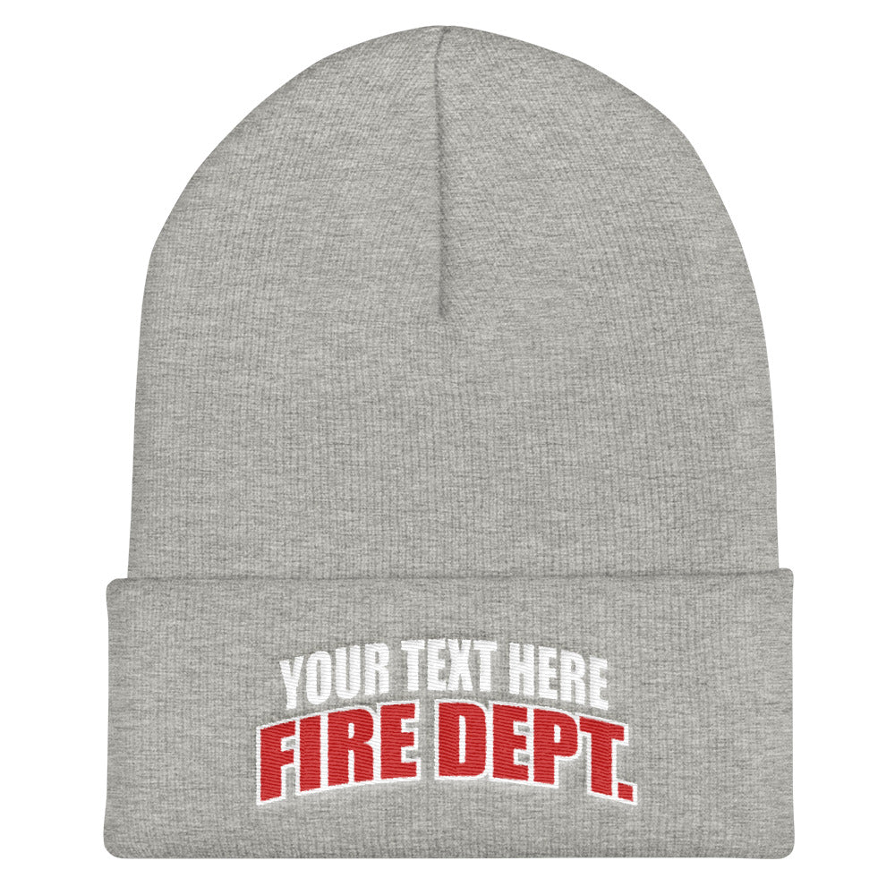 Fire Department - Your Text Here - Beanie - Free Shipping