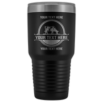 Holstein Dairy Cow Your Text Here 30oz. Tumbler Free Shipping