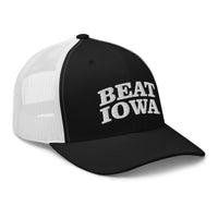 Beat Iowa - Embroidered - Mesh Snapback - Free Shipping