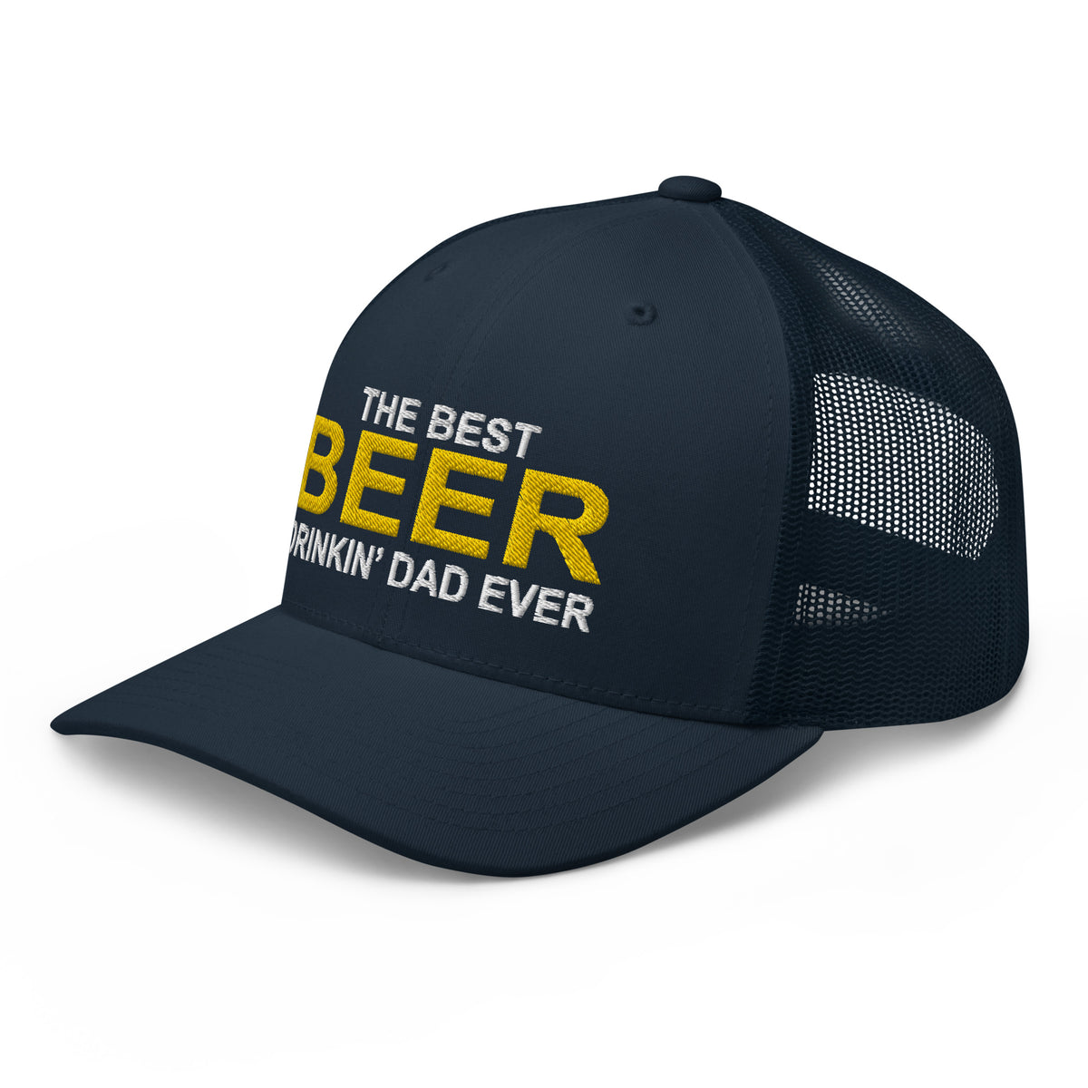 The Best Beer Drinkin' Dad Ever - Father's Day -  Embroidered Hat - Free Shipping