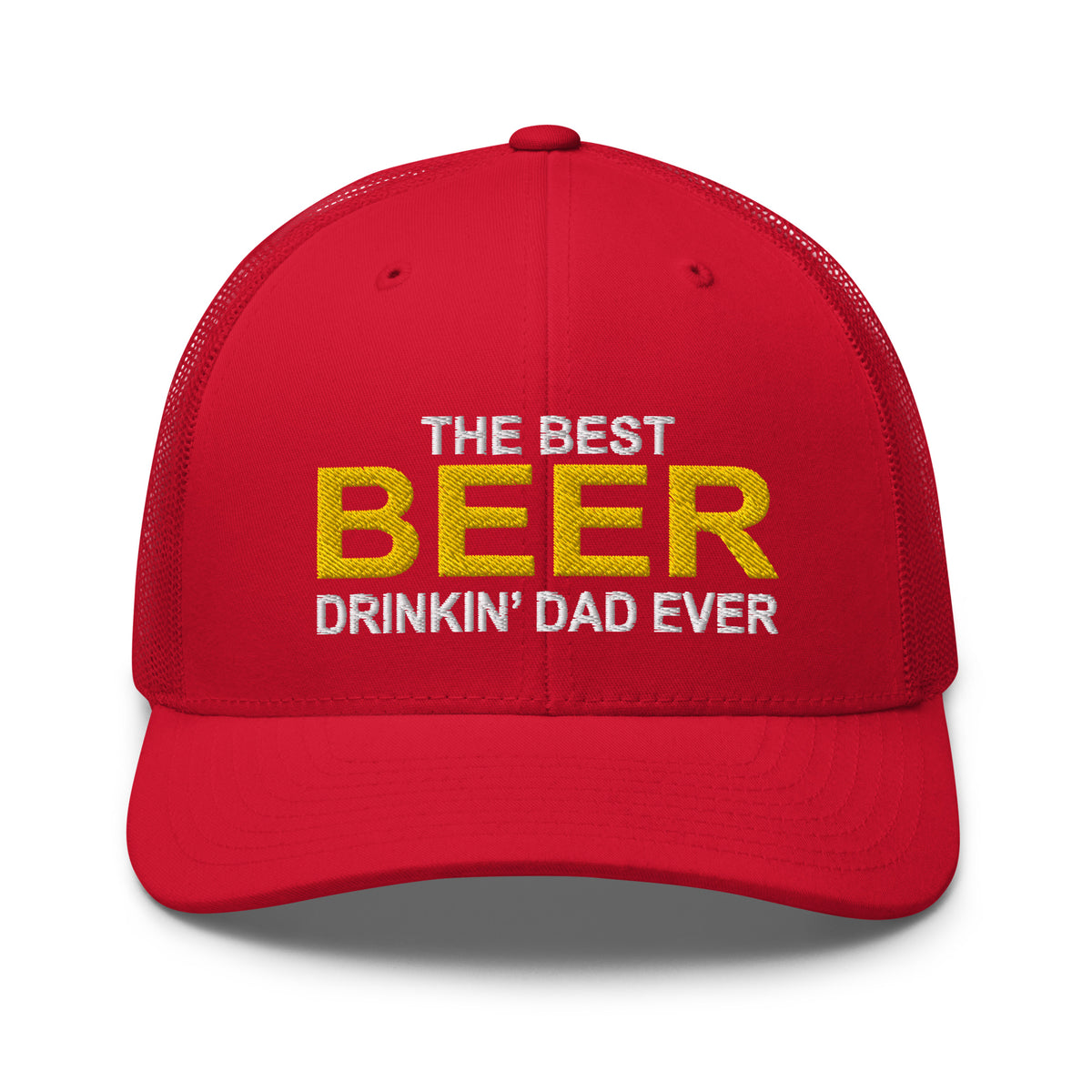 The Best Beer Drinkin' Dad Ever - Father's Day -  Embroidered Hat - Free Shipping