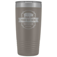 Pig Farm Your Text Here 20oz Tumbler Free Shipping